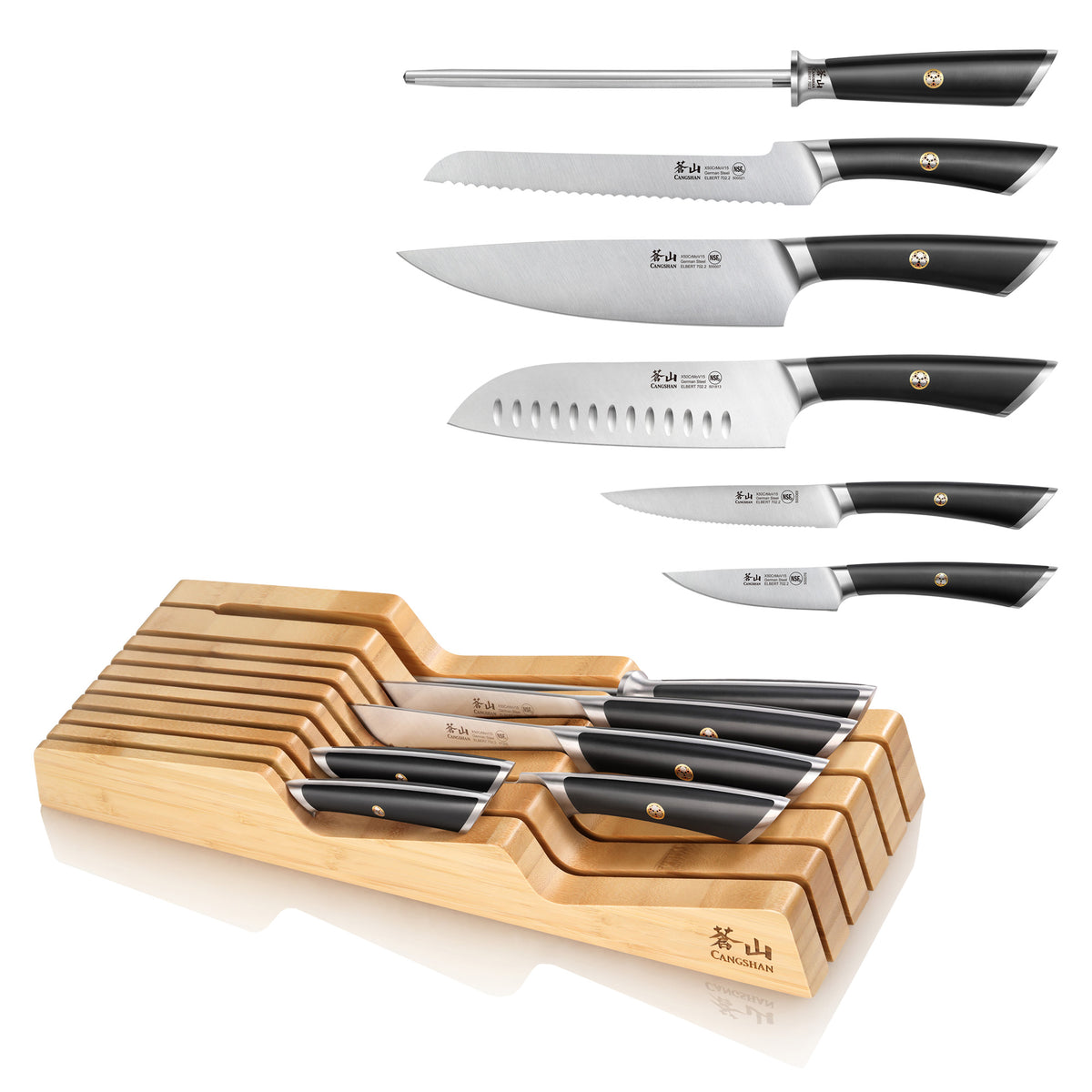 Cangshan S Series 7-Piece BBQ Knife Set