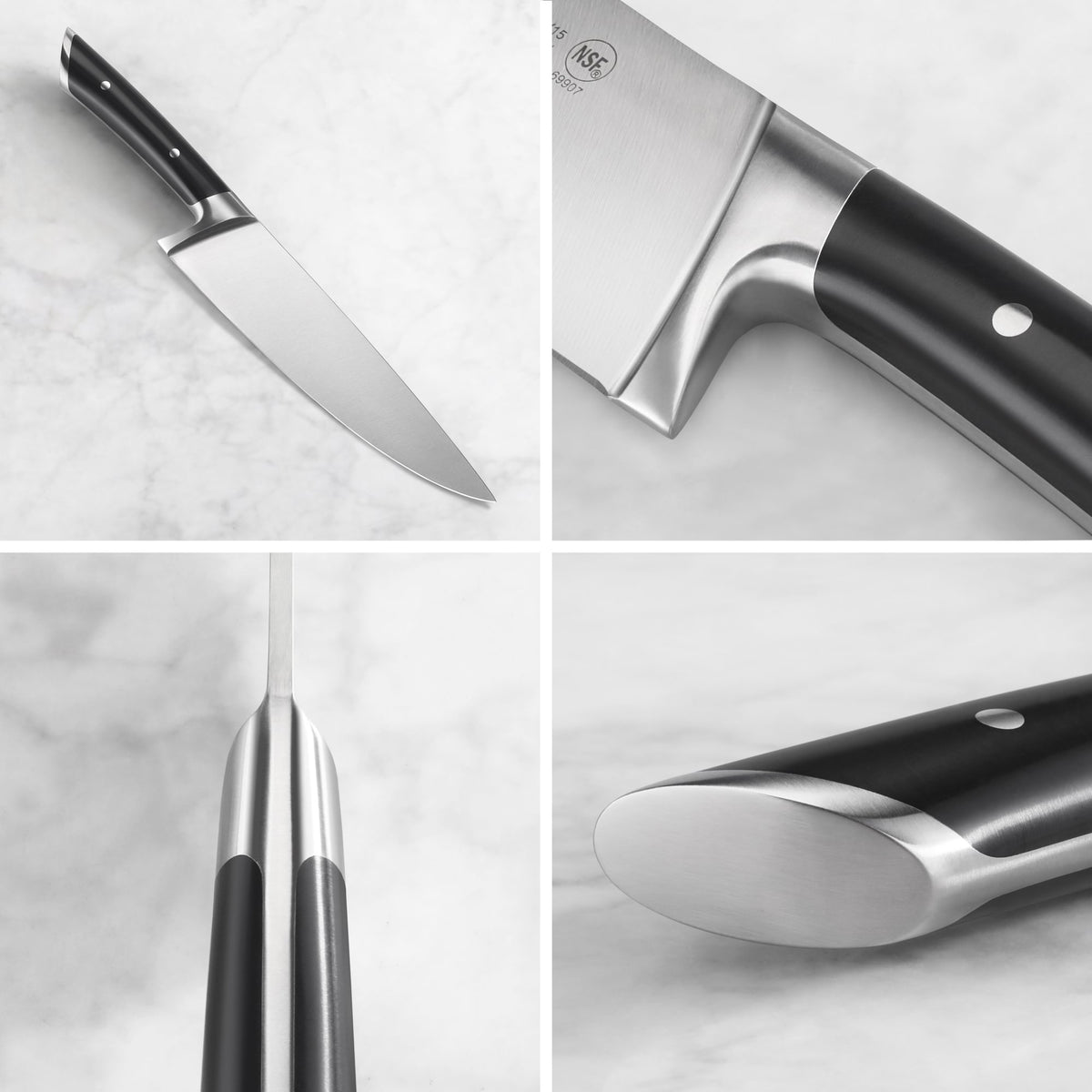 OLYMPUS Series 36-Piece Block Set, Forged German Steel, Black