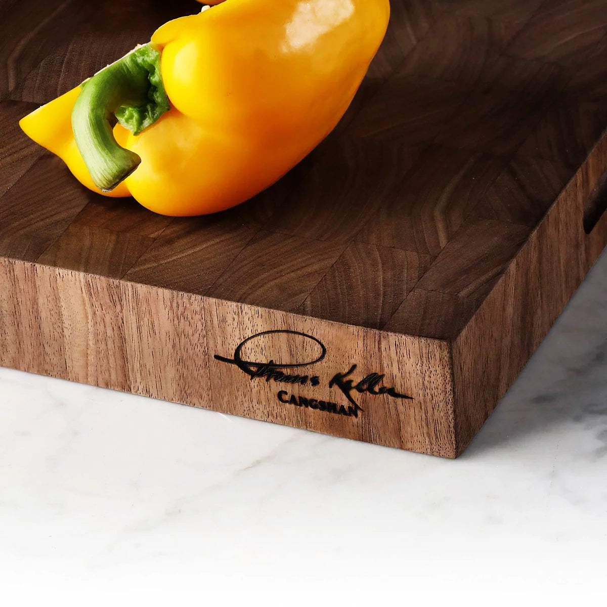 TKSC Walnut End-Grain Cutting Board, 12x18x1.5