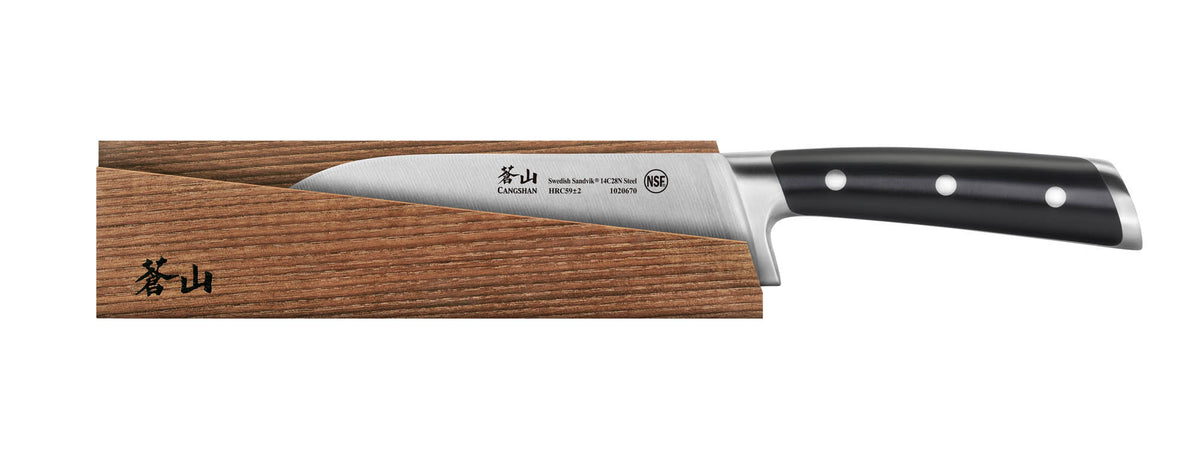 Cangshan NAKA Series 503107 X-7 Steel Forged 6-inch Santoku Knife with  Sheath