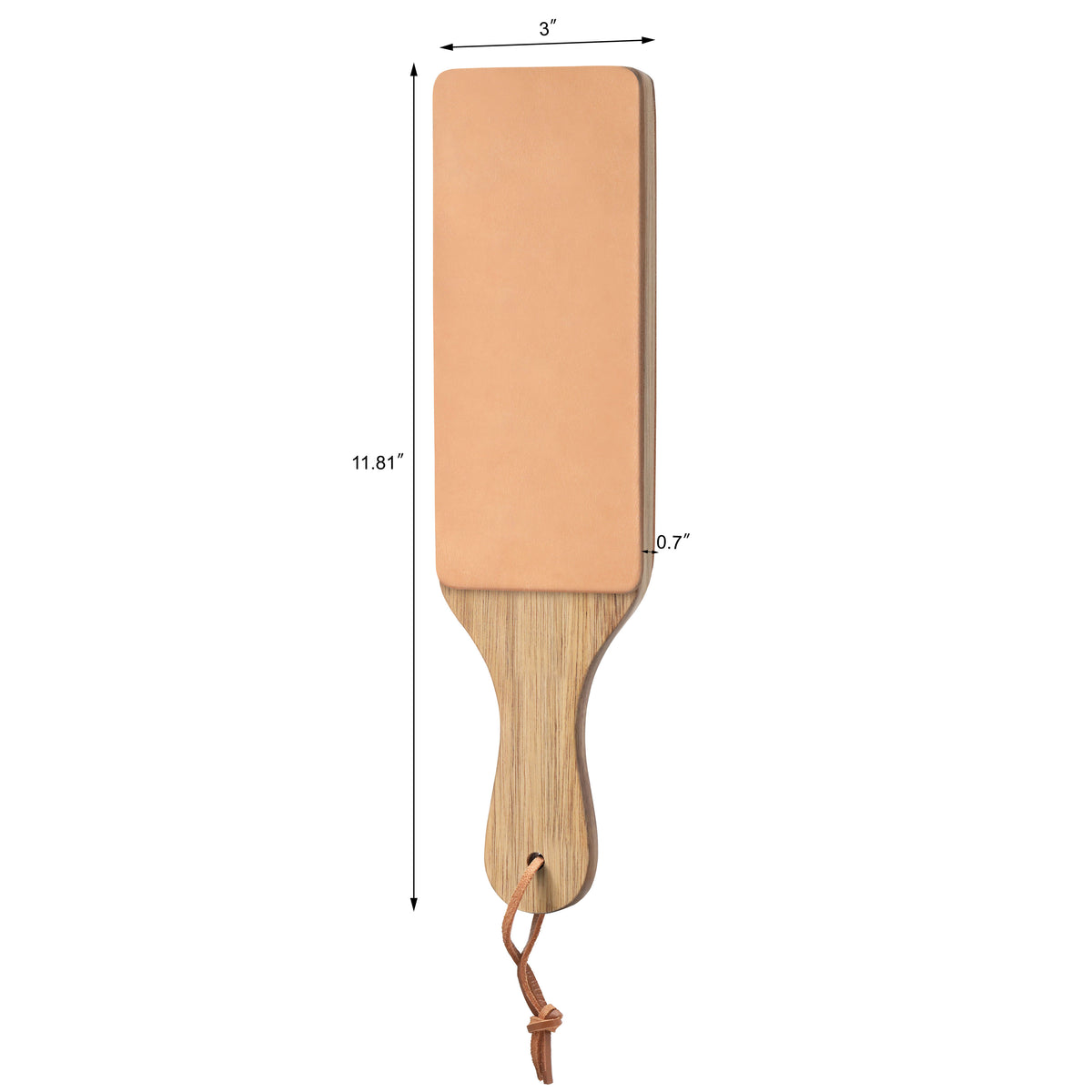 The Kangaroo Leather Strop Paddle - The Spoon Crank