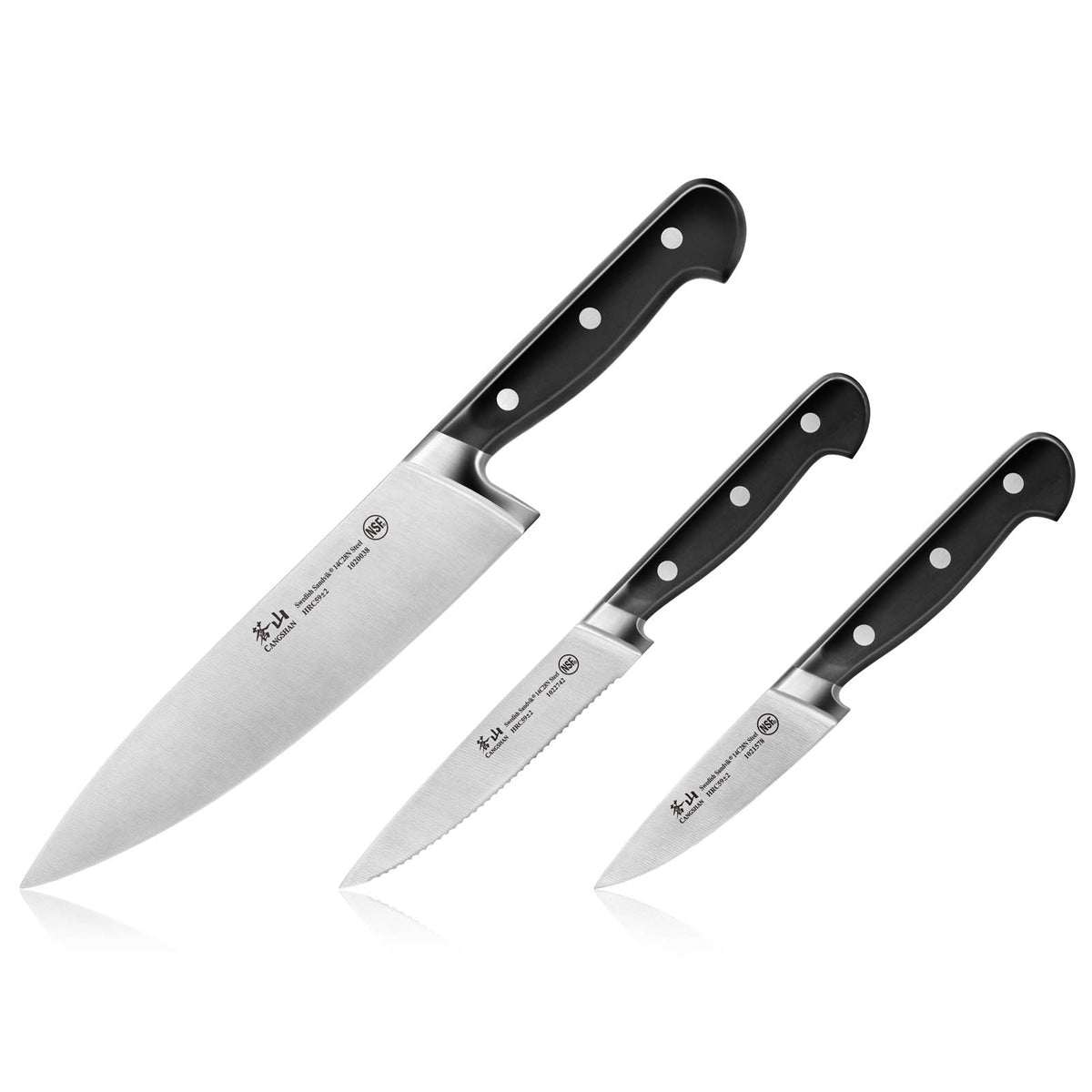 United Series 2-Piece Starter Knife Set, 8-Inch Chef's Knife and 3.5-Inch Paring  Knife, Forged Swedish Steel, 1026115