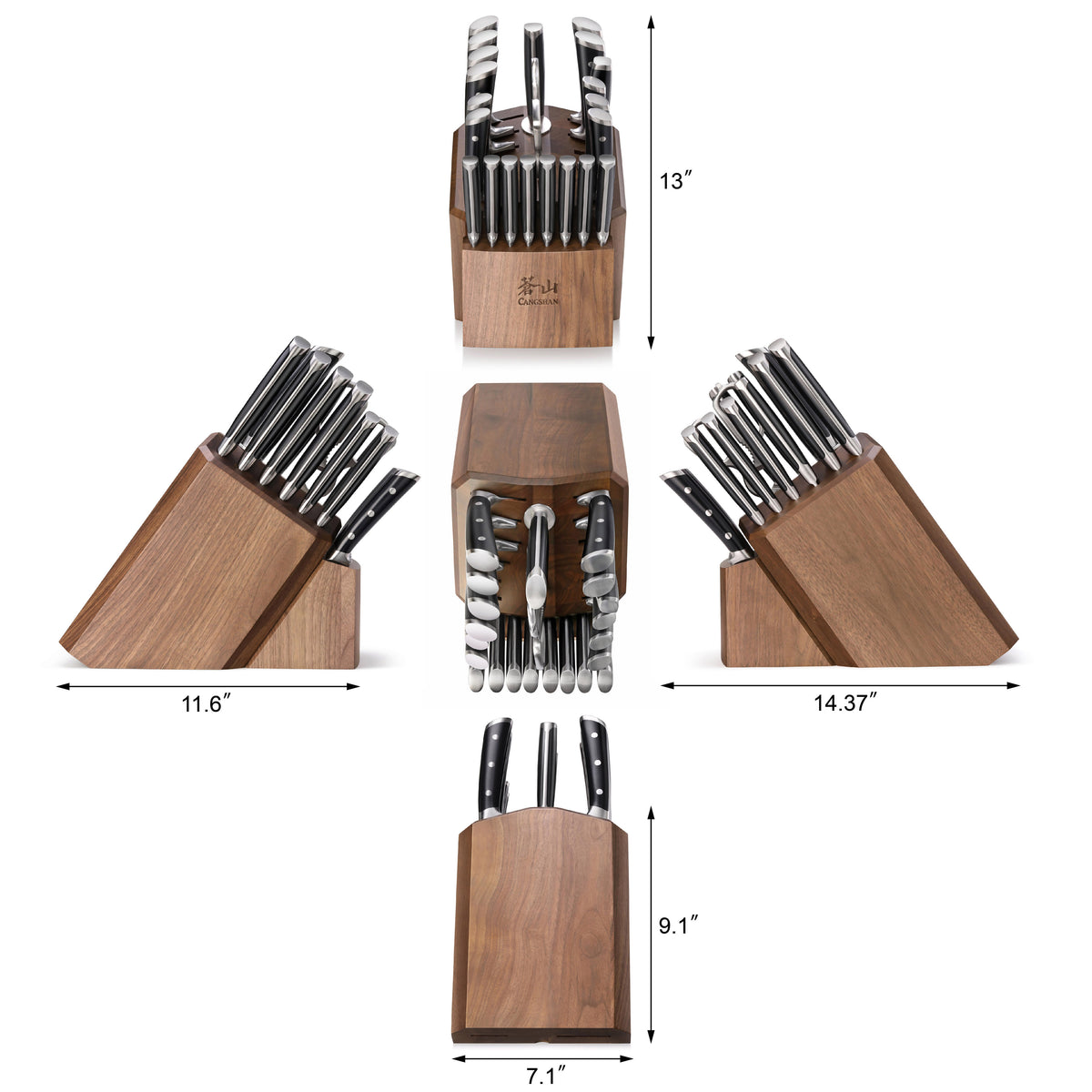 S & S1 Series 2-Piece Cleaver Knife Set, Forged German Steel – Cangshan  Cutlery Company