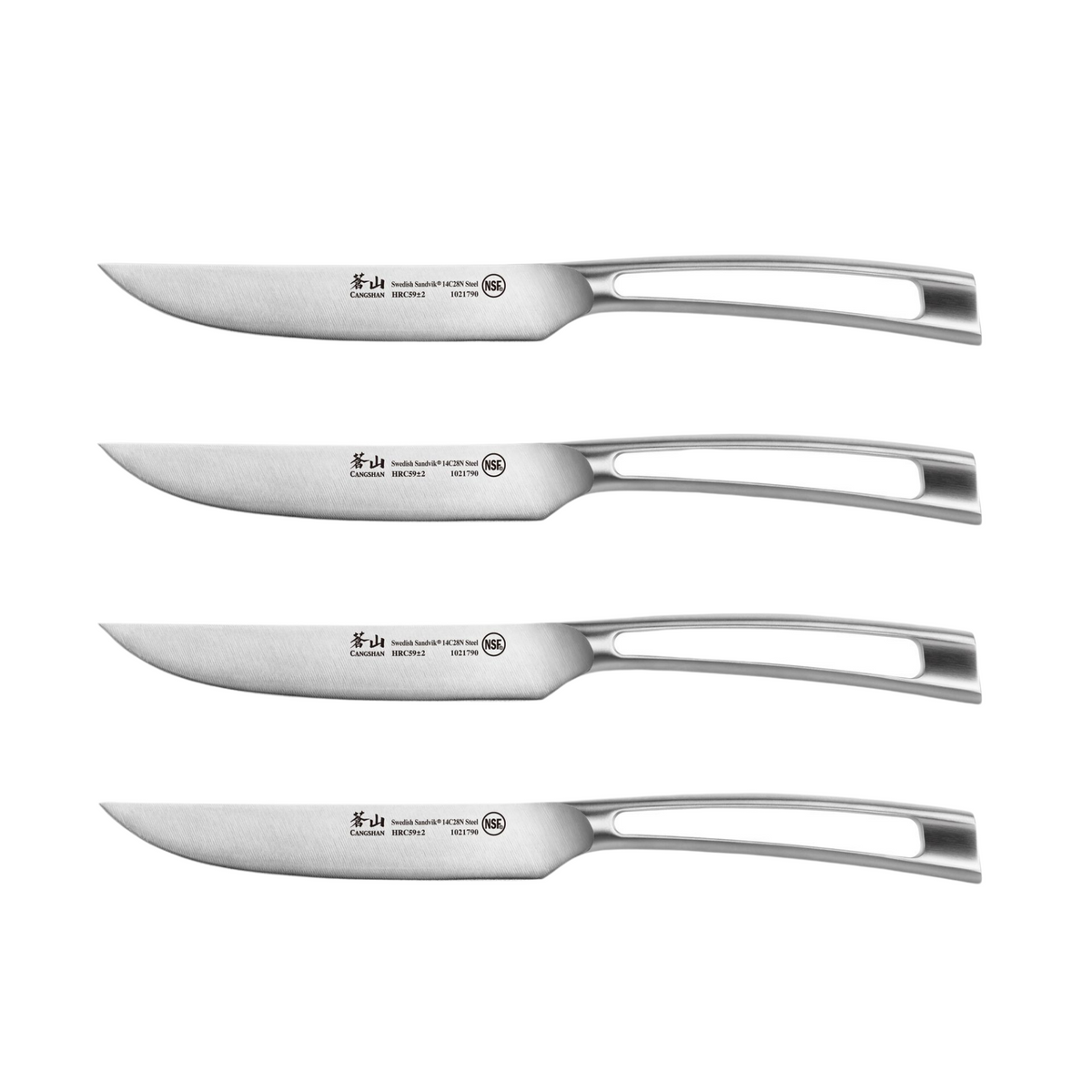 Cangshan ® Stainless Steel Steak Knives, Set of 8