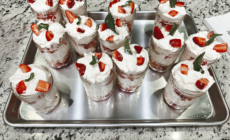 Mason Jar Strawberry Shortcake