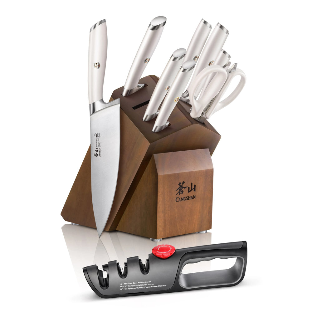 
                  
                    Load image into Gallery viewer, L &amp;amp; L1 Series 10-Piece Knife Block Set, Forged German Steel
                  
                