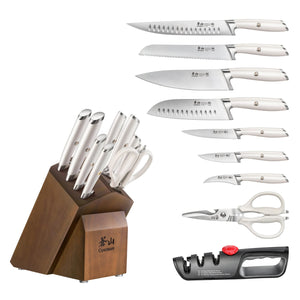 
                  
                    Load image into Gallery viewer, L &amp;amp; L1 Series 10-Piece Knife Block Set, Forged German Steel
                  
                