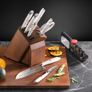 
                  
                    Load image into Gallery viewer, L &amp;amp; L1 Series 10-Piece Knife Block Set, Forged German Steel
                  
                