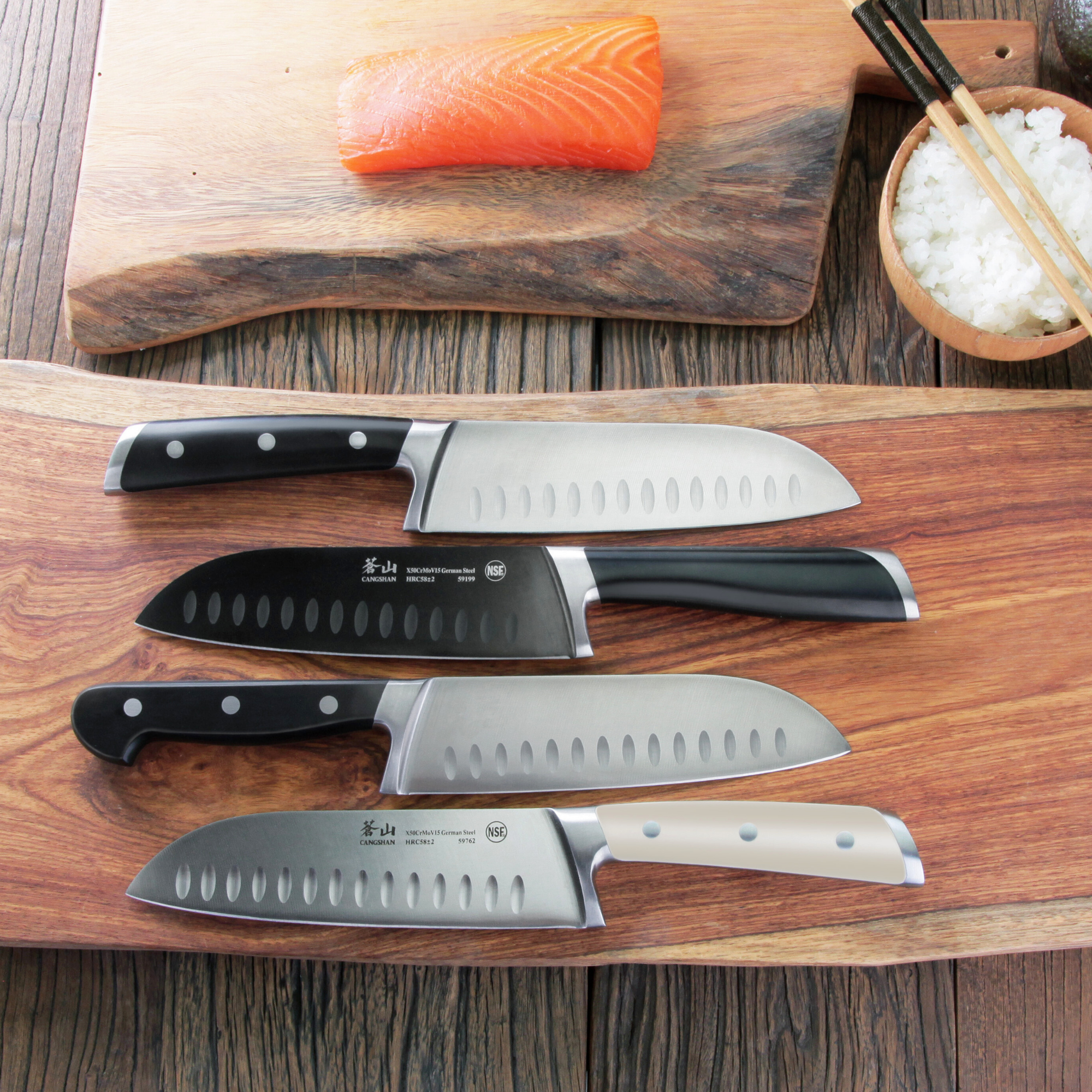 S1 Series 8-Inch Chef Knife, Forged German Steel, 59694