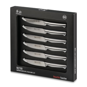 Set of Six Forged Steak Knives