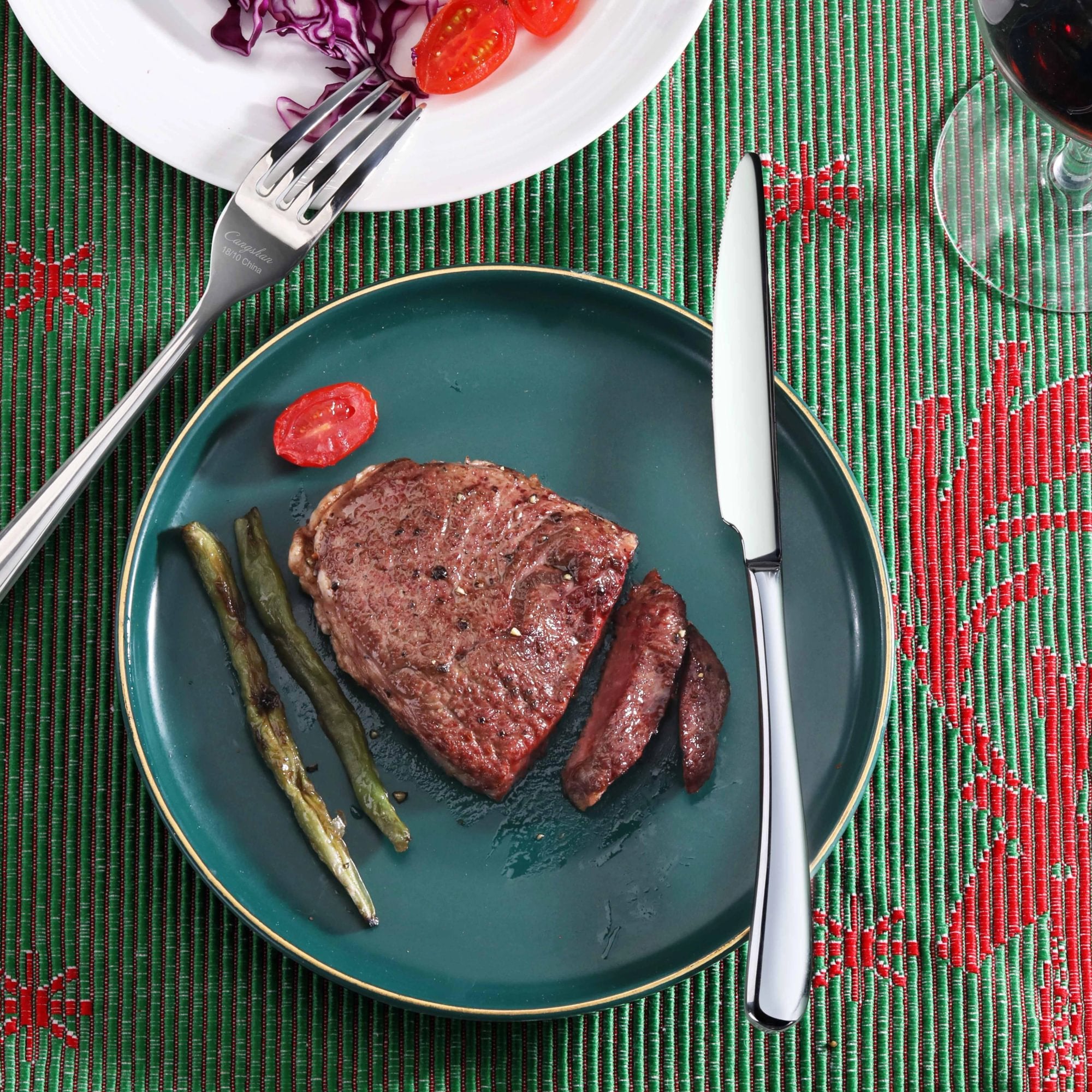 RAIN II Series Dinner Knife, Forged Stainless Steel, Mirror Finish, 505026