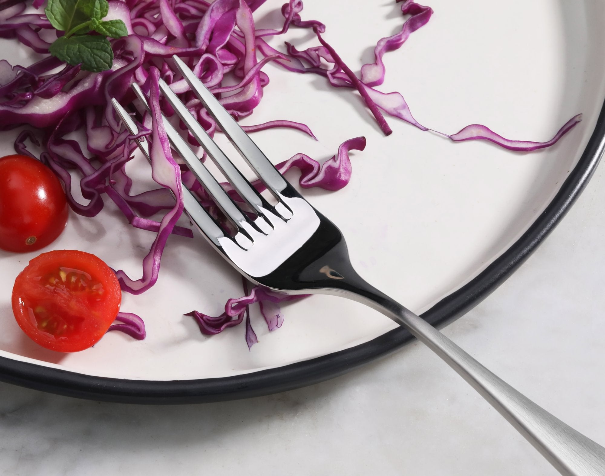 RAIN Series Salad Fork, Stainless Steel, Matte Finish Handles, 504845