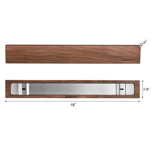 
                  
                    Load image into Gallery viewer, 18-Inch Magnetic Knife Bar, Walnut, 10300954
                  
                
