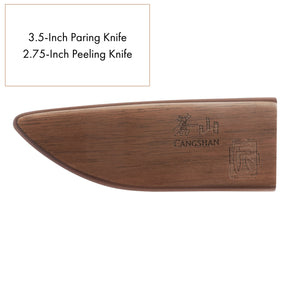 
                  
                    Load image into Gallery viewer, Walnut Magnetic Knife Sheaths, Saya Style Blade Protection
                  
                