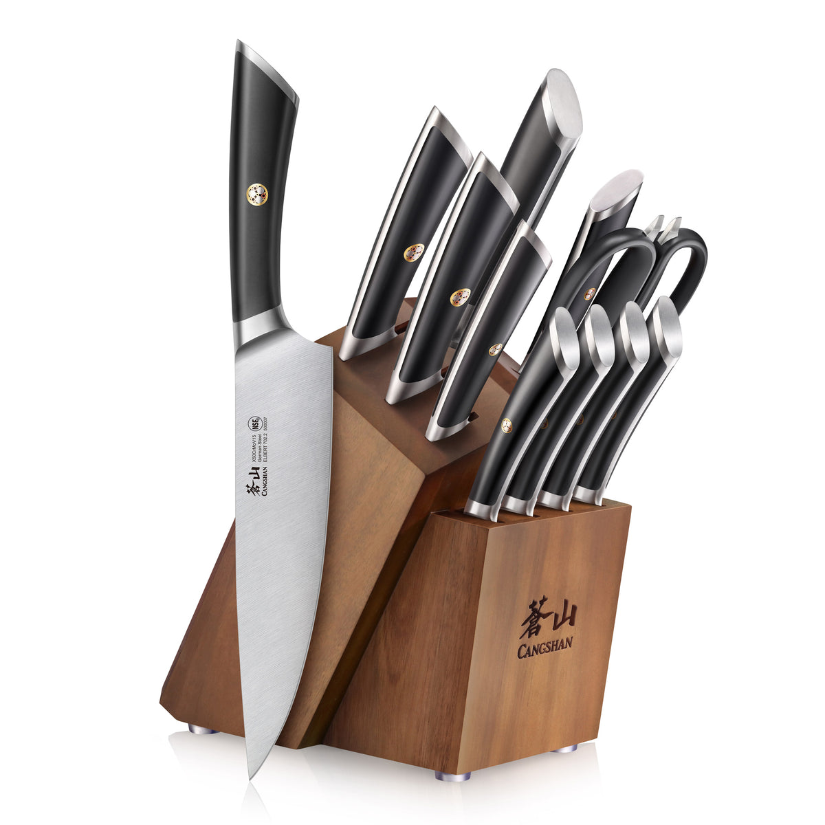 ELBERT Series 12-Piece Knife Block Set