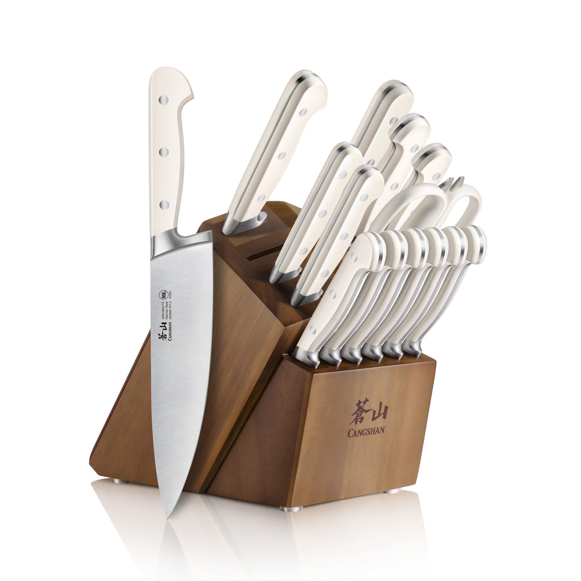 Thomas Keller 7-Piece Knife Block Set | Cangshan Cutlery Company