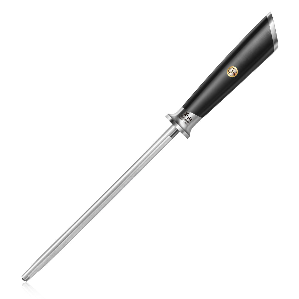KAI 9890 Combination Honing Steel, Black Sure-Grip TPE Handle