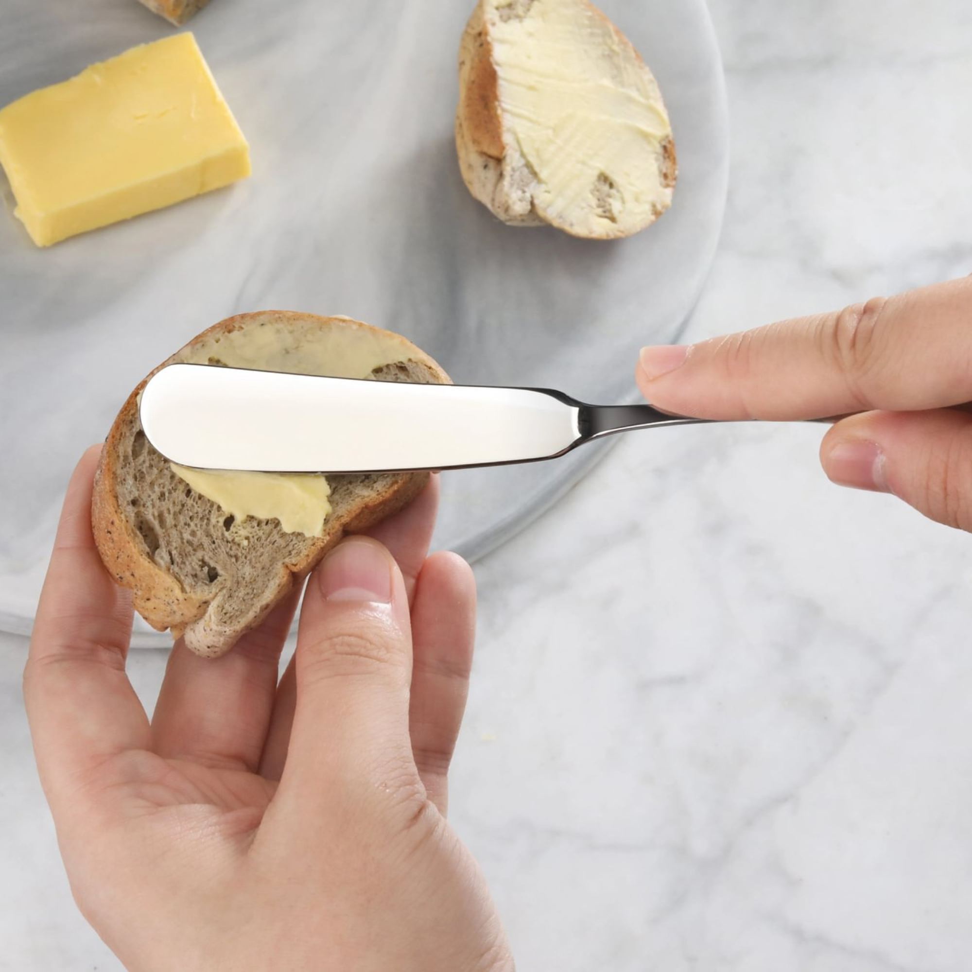 RAIN Series Butter Knife, Stainless Steel, Matte Finish Handles, 504913