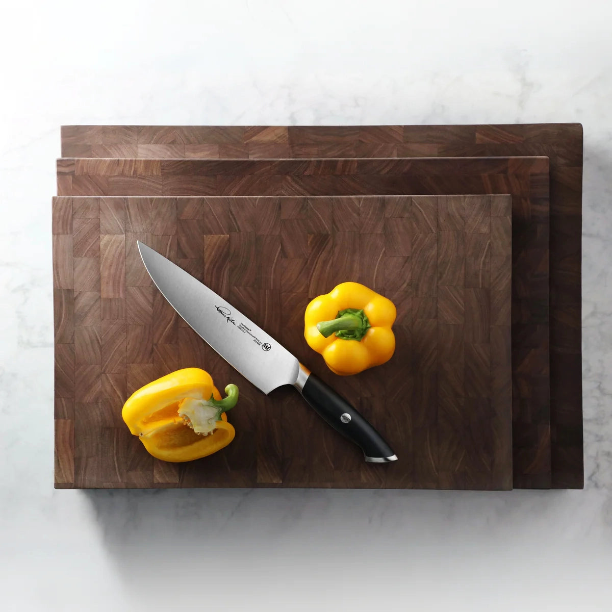 TKSC Walnut End-Grain Cutting Board, 12x18x1.5