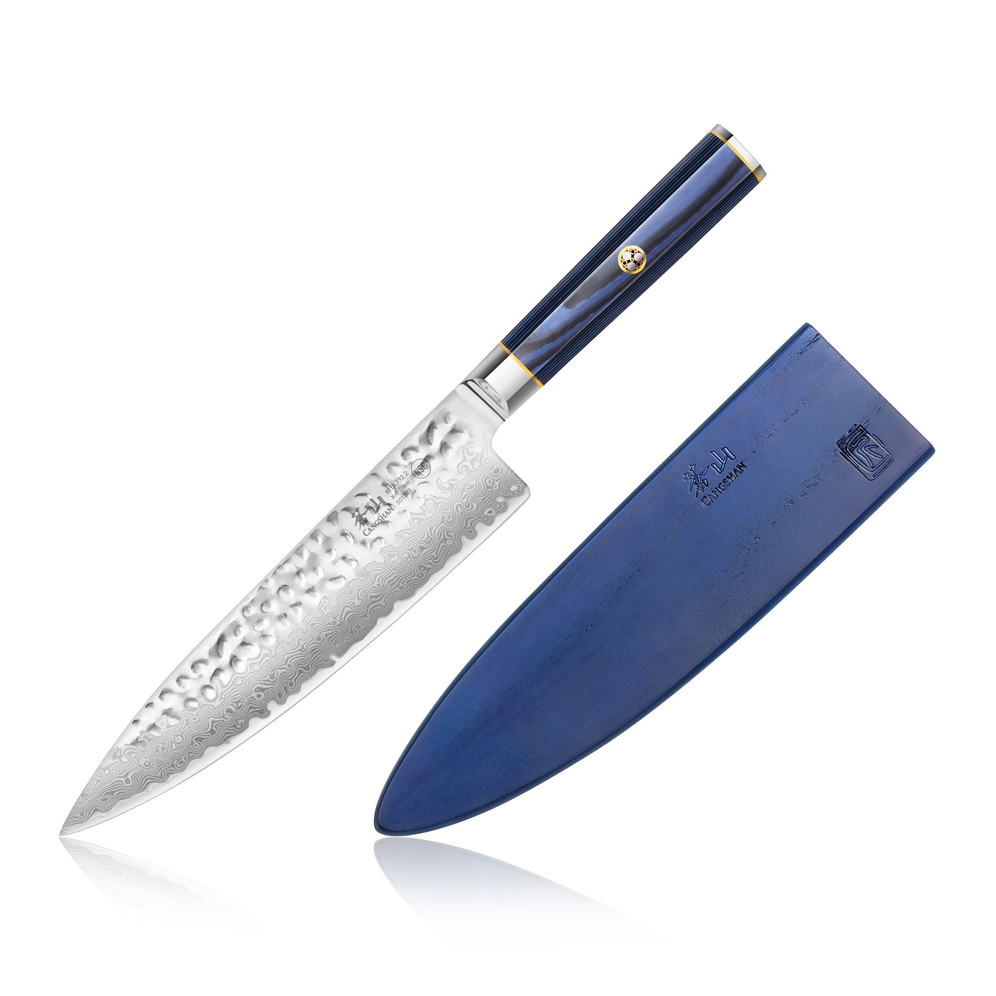 KITA Series 7-Inch Kiritsuke Knife with Sheath, High Carbon