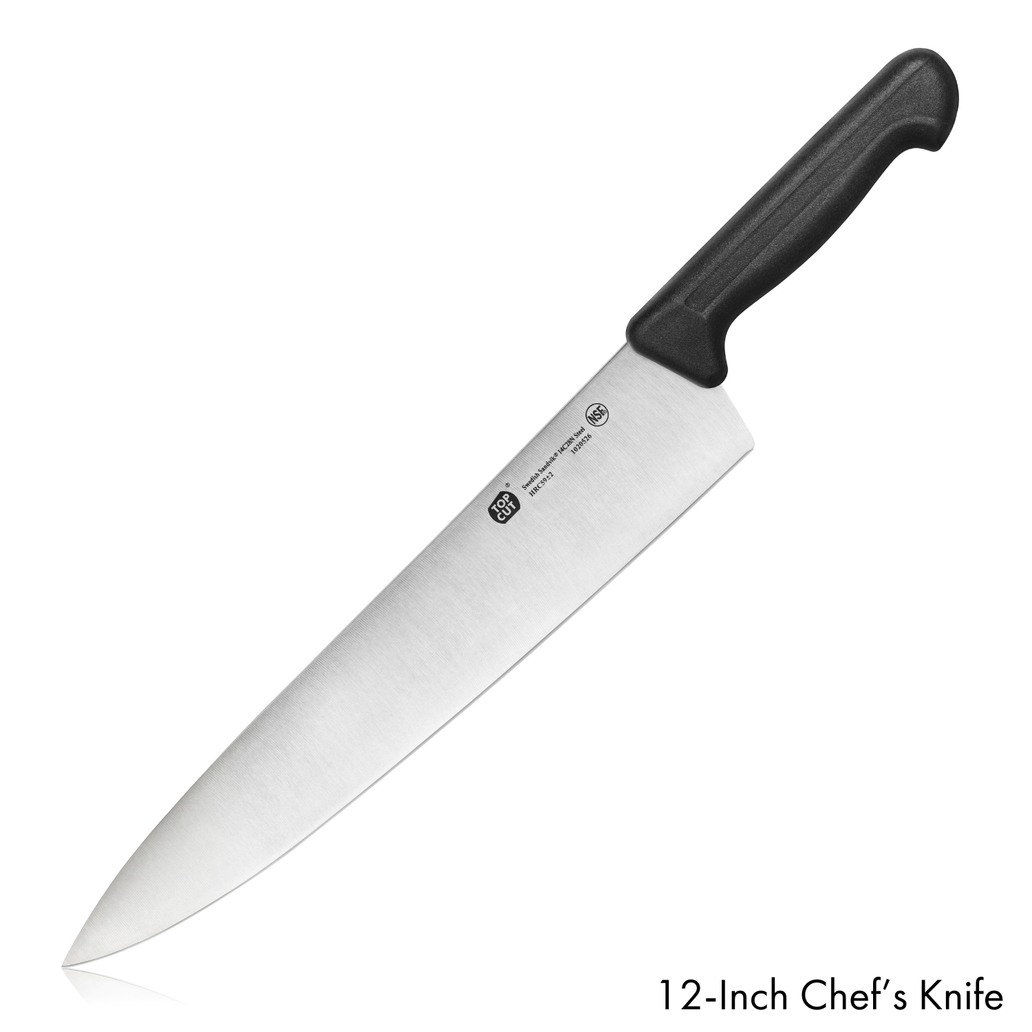 Top Cut P2 Series 8-Inch Chef Knife, Swedish 12C27 Steel, 1020137