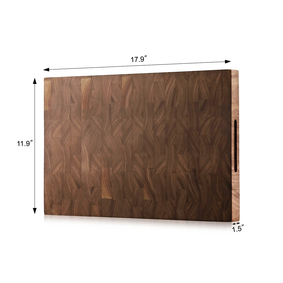 TKSC Walnut End-Grain Cutting Board, 12x18x1.5