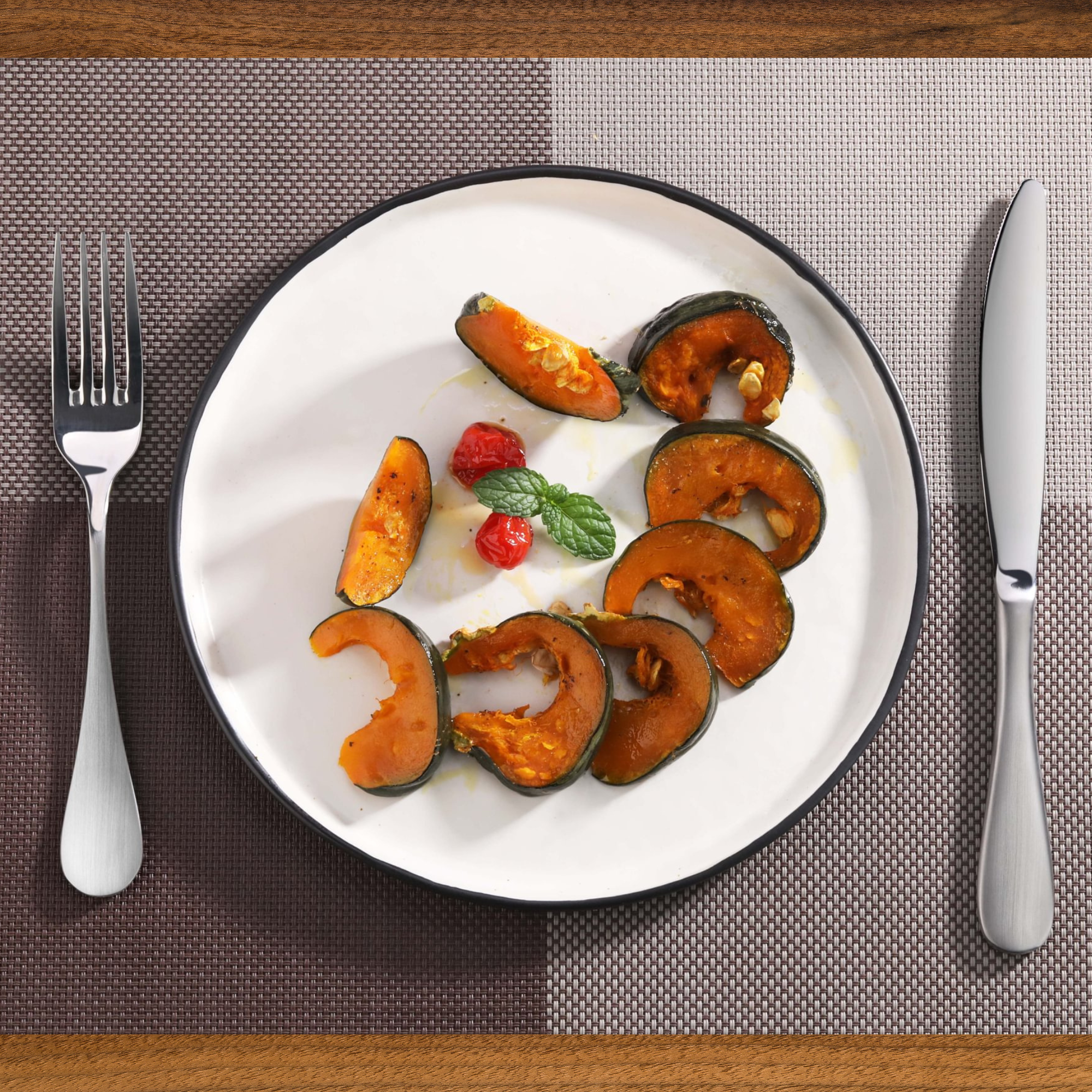 RAIN Series Dinner Knife, Stainless Steel, Matte Finish Handles, 504869