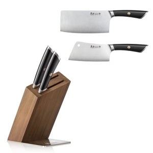 Cangshan NAKA Series X-7 Steel Forged HUA Knife Block Set (4-Piece)