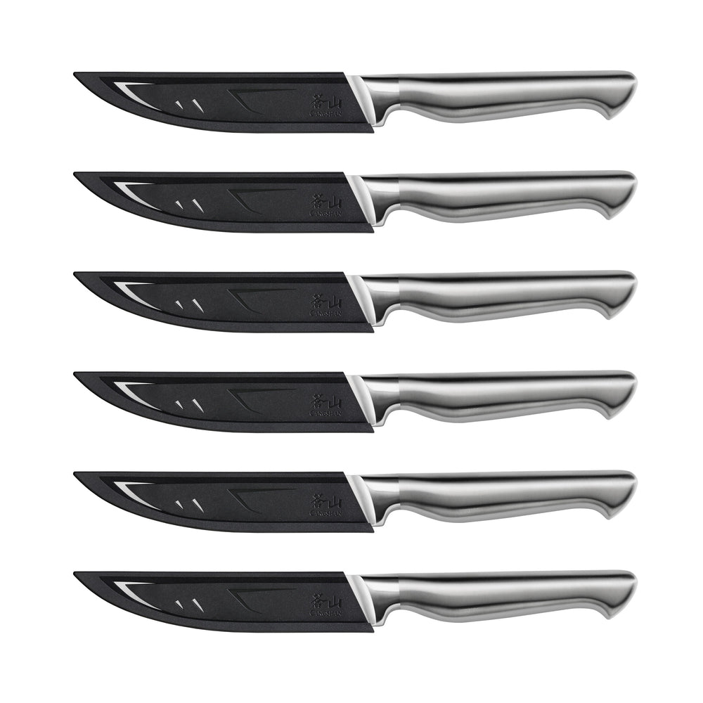 Cangshan Elbert Series German Steel Forged 6-Piece BBQ Knife Set