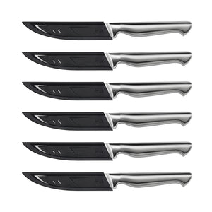 
                  
                    Load image into Gallery viewer, SANFORD Series 6-Piece Steak Knife Set with Sheaths, Forged German Steel, 1027181
                  
                