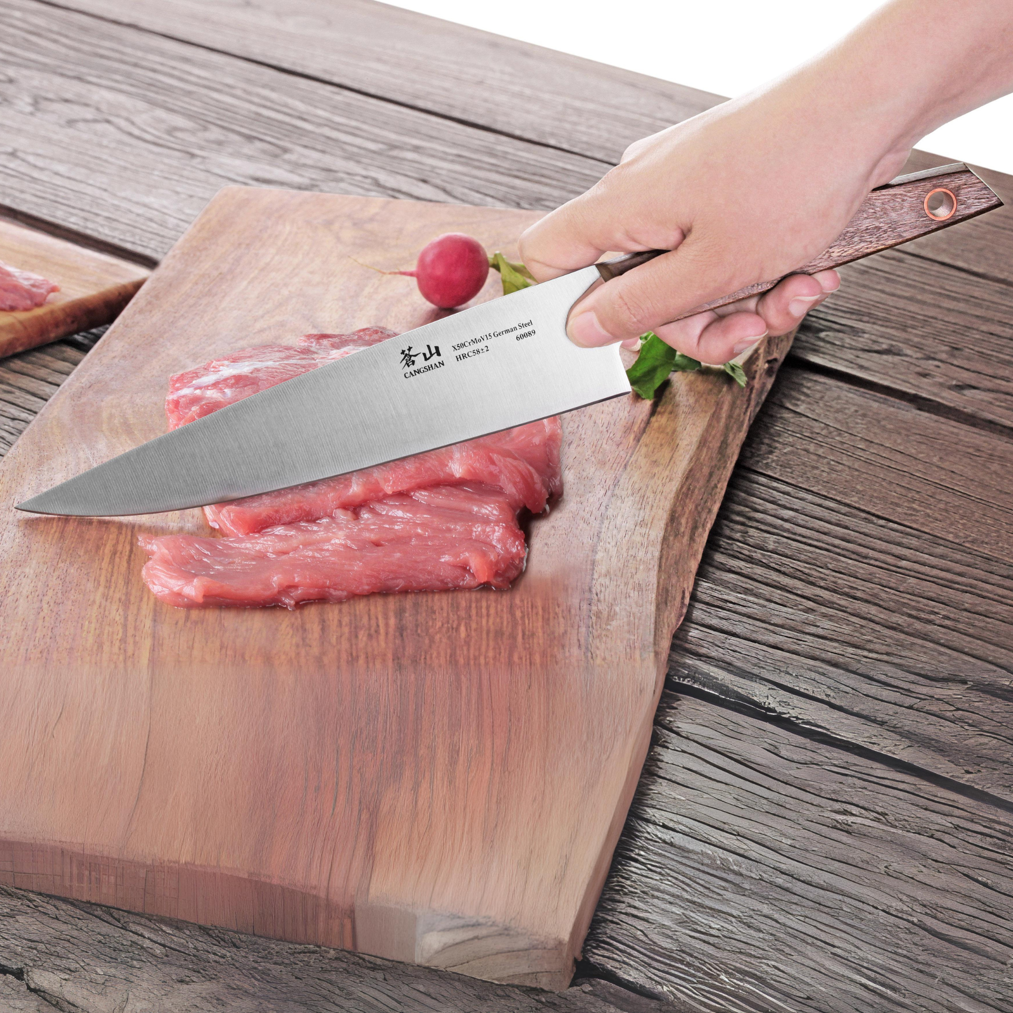 W Series 8-Inch German Steel Chef's Knife, German Steel, 60089