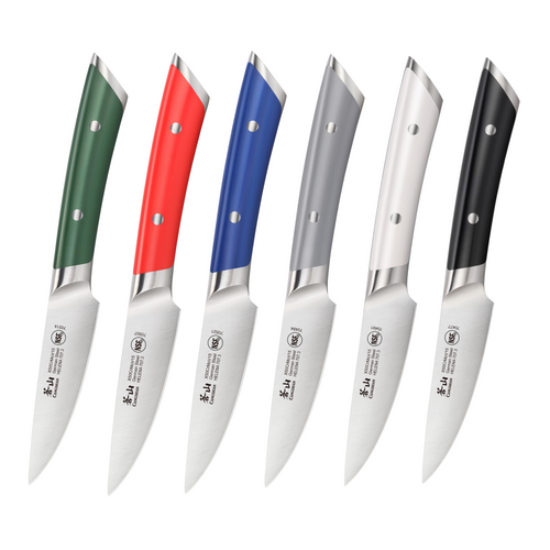 HELENA Series 3.5-Inch Paring Knife with Sheath, Forged German Steel (6 Color Options)