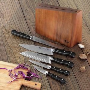V2 Series 5-Piece Starter Knife Block Set, Forged German Steel, Acacia –  Cangshan Cutlery Company