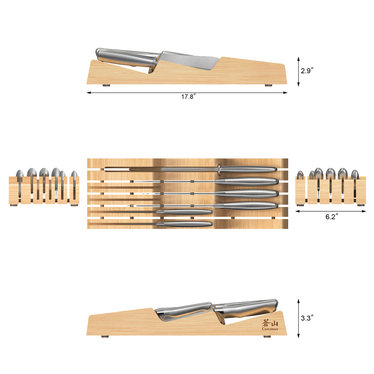 Cangshan Sanford Series Knife Set - Thumbnail 3