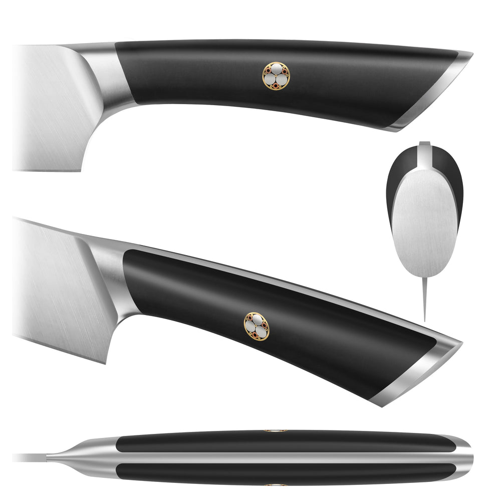 Cangshan German Steel 6-Piece BBQ Knife Set, Black Cut Resistant Bag & Sheaths