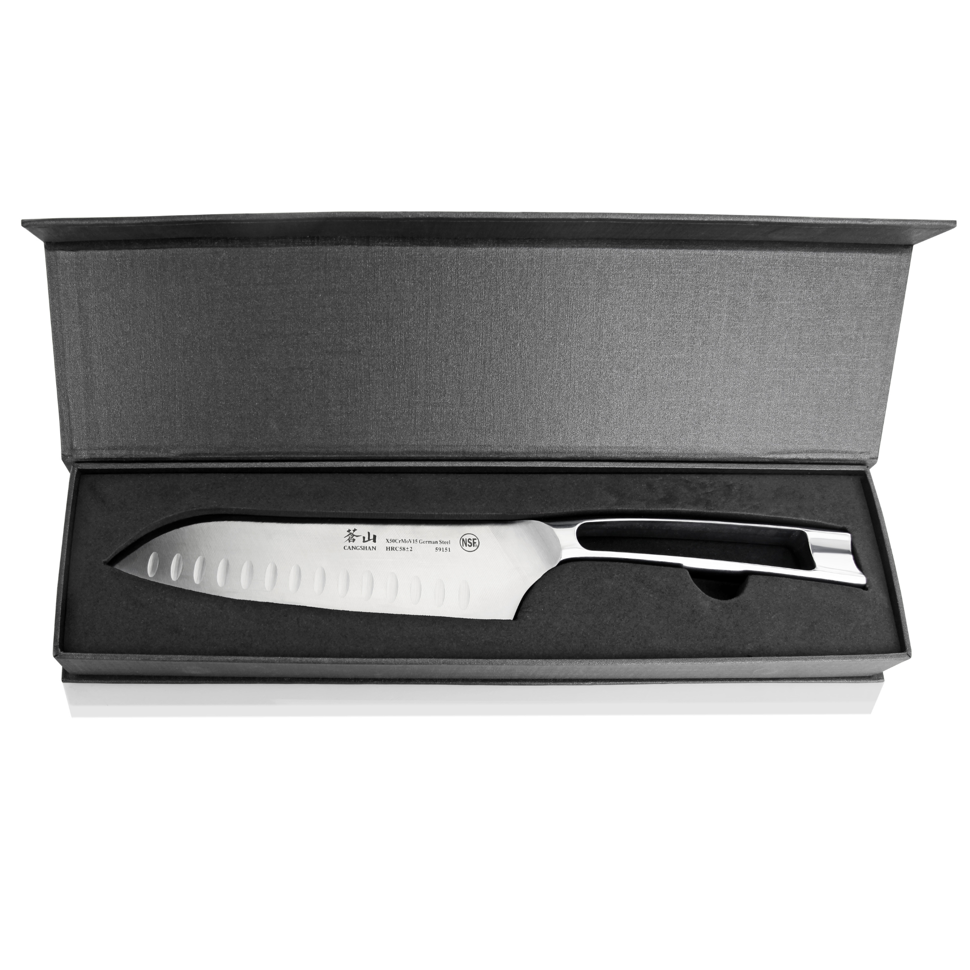 N1 Series 7-Inch Santoku Knife, Forged German Steel, 59151