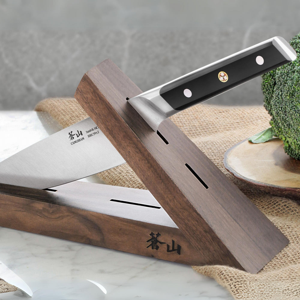 T&G Wooden Knife Block