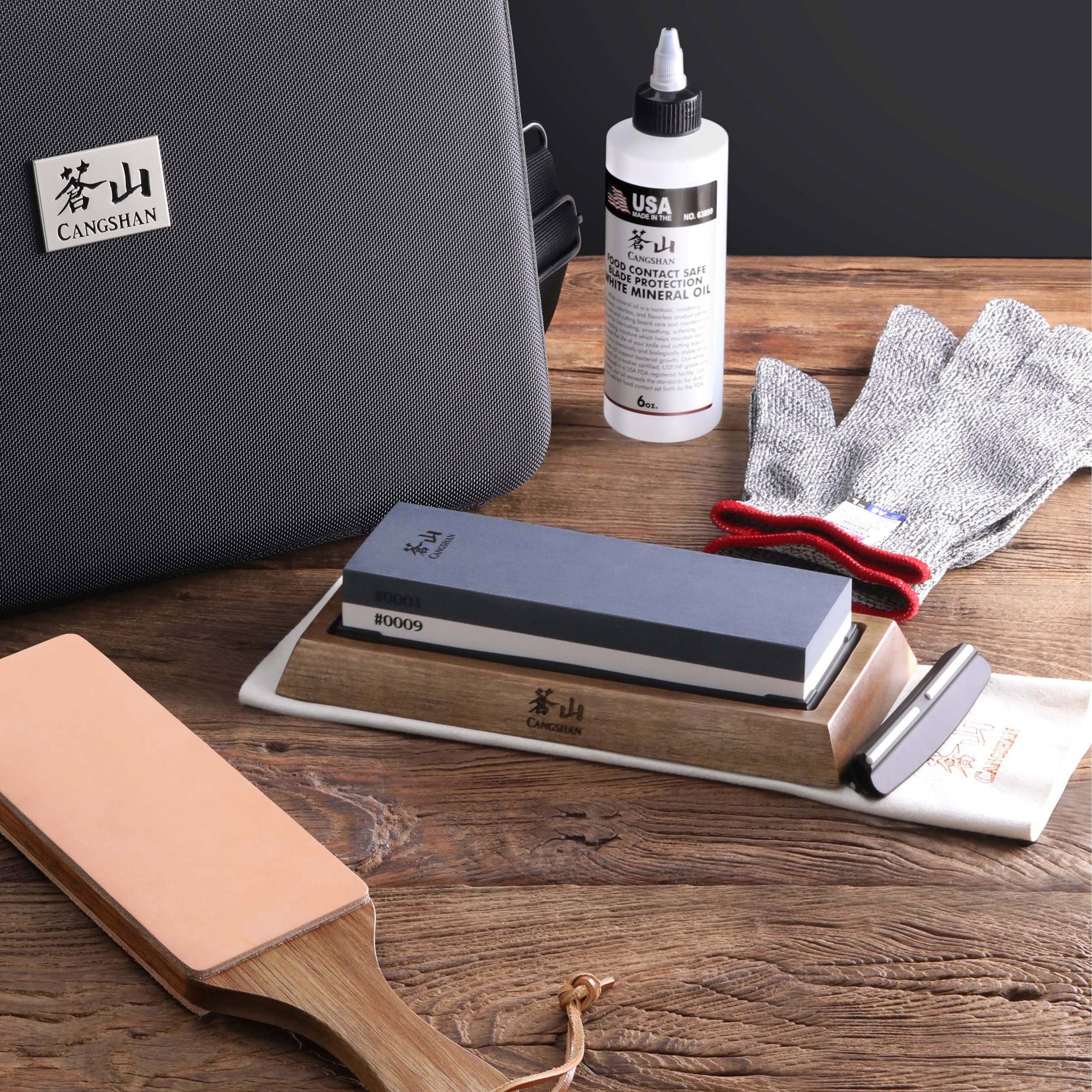 Dual-Sided Whetstone Knife Sharpener 1000/6000 Grit, 503800