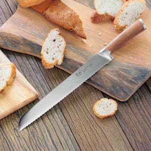 
                  
                    Load image into Gallery viewer, H1 Series 10.25-Inch Bread Knife, Forged German Steel, 59175
                  
                