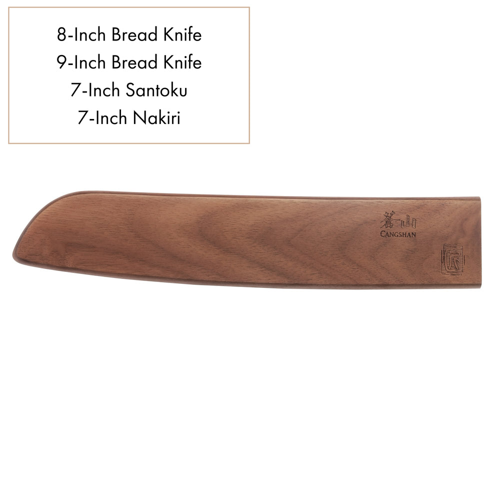 
                  
                    Load image into Gallery viewer, Walnut Magnetic Knife Sheaths, Saya Style Blade Protection
                  
                