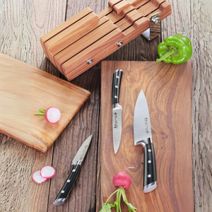 4-piece Cutting Board & Knife Set