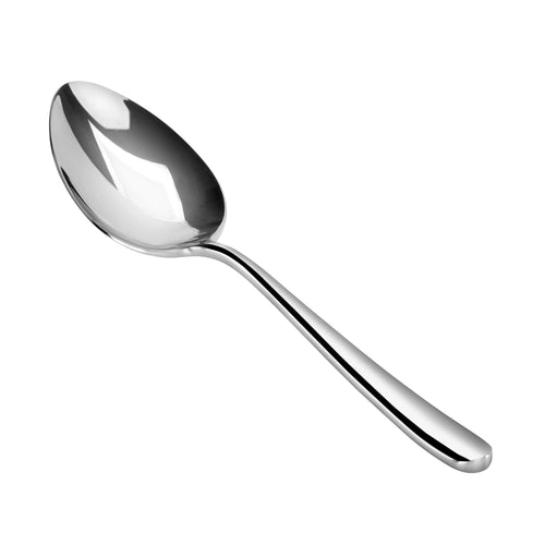 RAIN II Series Serving Spoon, Forged Stainless Steel, Mirror Finish, 505101