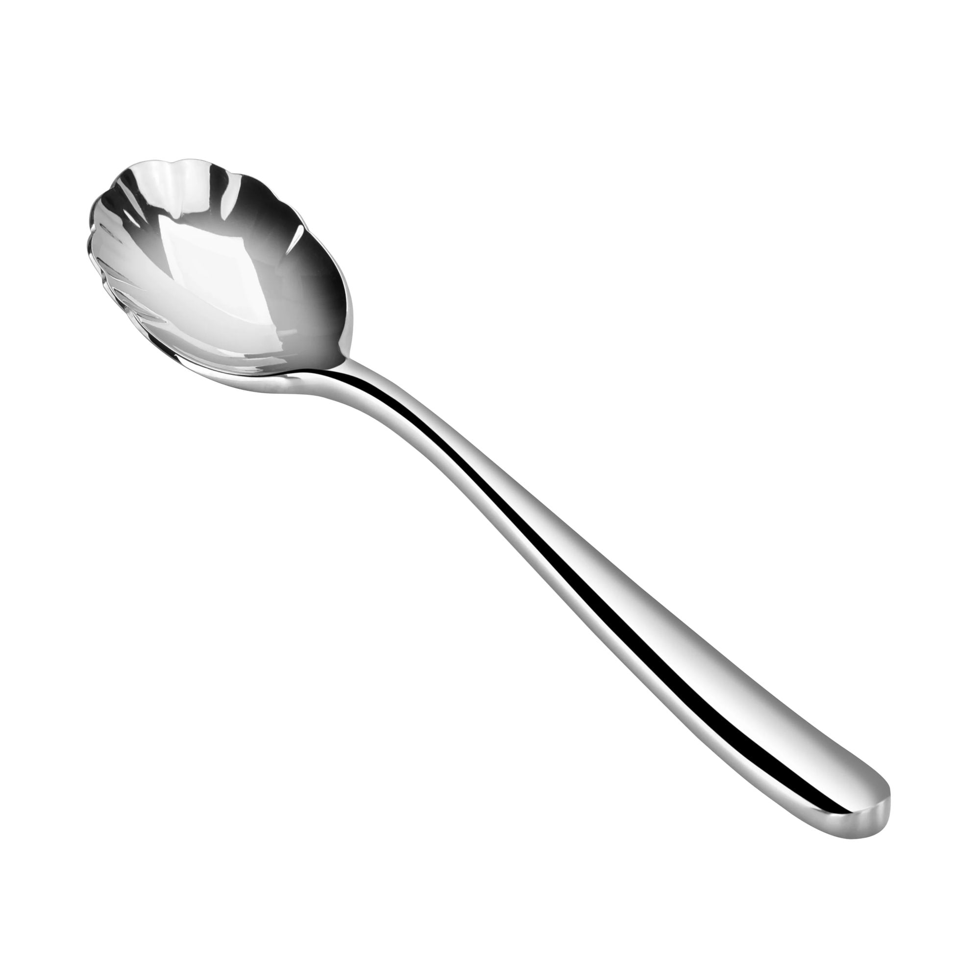 RAIN II Series Sugar Spoon, Forged Stainless Steel , Mirror Finish