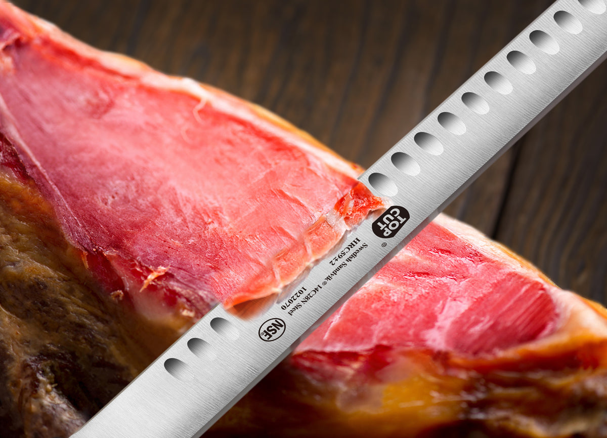 Top Cut P2 Series 11Inch GrantonEdge Slicer Knife, 11Inch, S