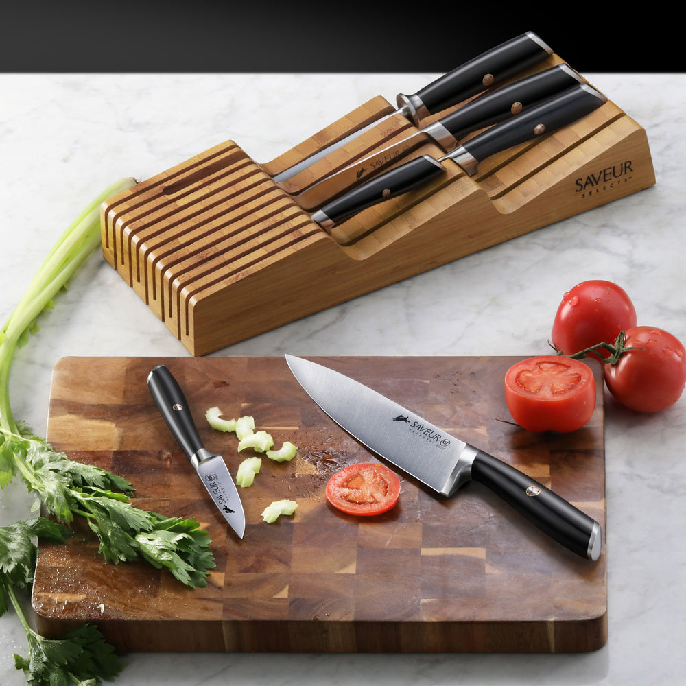 ALPS Series 15-Piece In-Drawer Knife Set with Bamboo Tray, Forged Germ –  Cangshan Cutlery Company