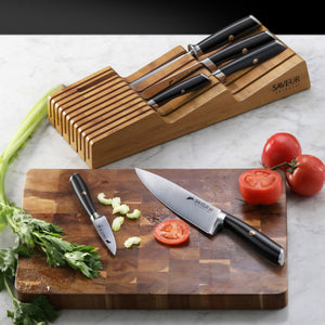 Kitchen Knife Block Set 