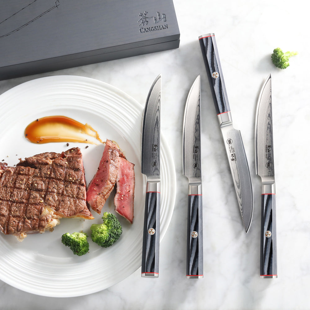 Cangshan ® Stainless Steel Steak Knives, Set of 8