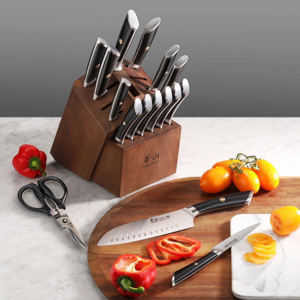 Cangshan Z Series 17 Piece Knife Block Set 1024180 for sale online