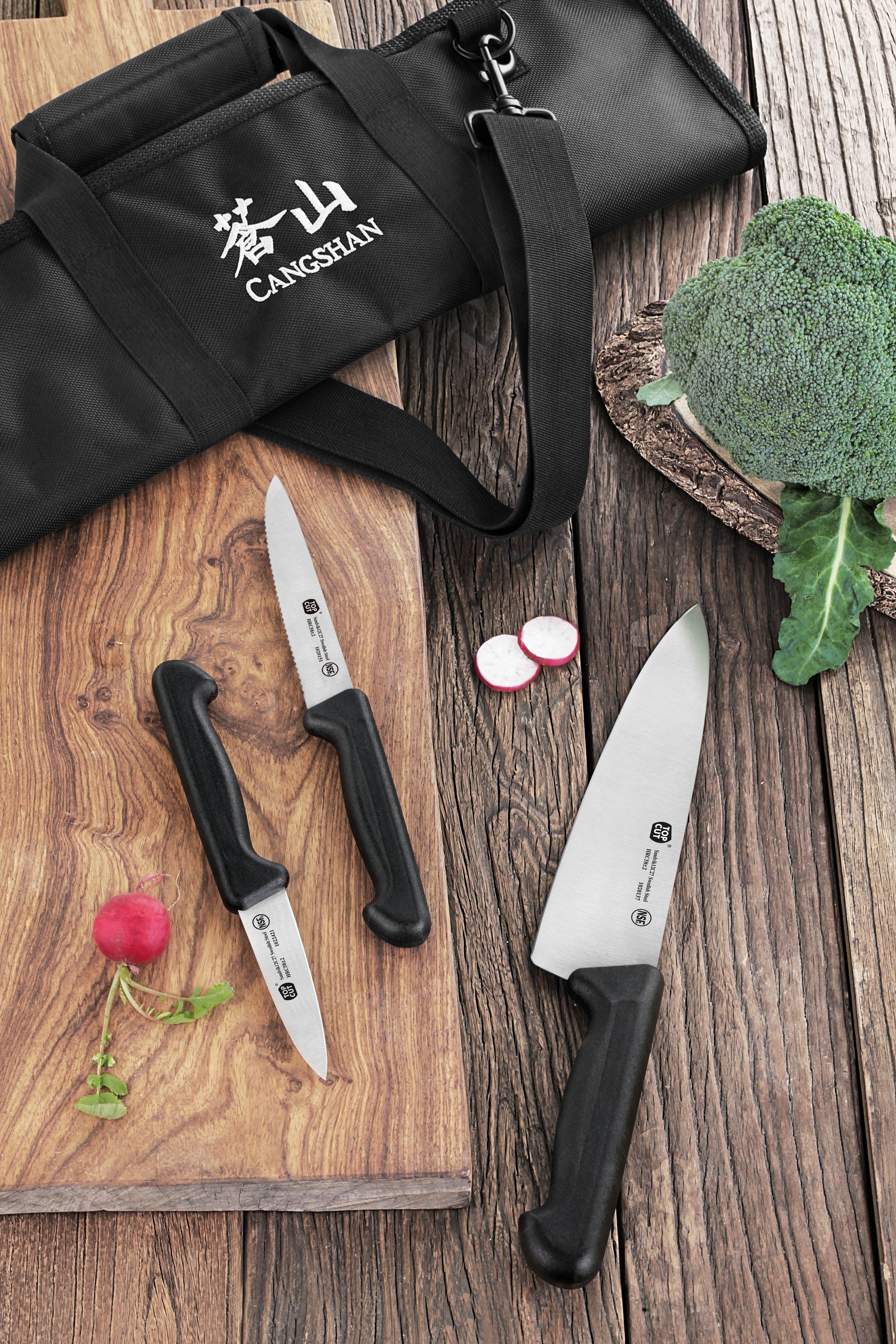 Top Cut P2 Series 8-Inch Chef Knife, Swedish 12C27 Steel, 1020137