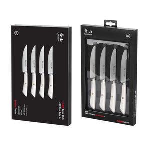 Forged from a solid piece of German steel, this 6-Piece cutlery belongs in  your kitchen